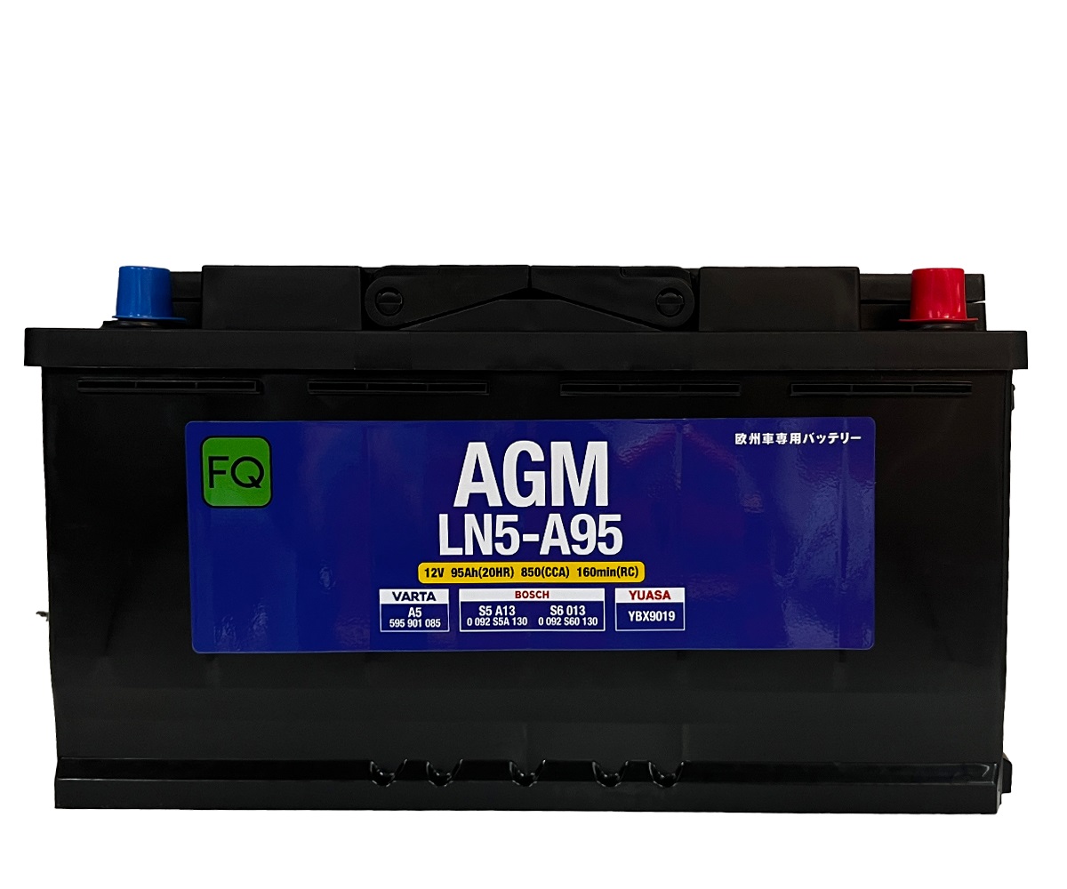 Батарея аккумуляторная FQ LN5A95 95А/ч 850А 12В обратная полярн. стандартные (Европа) клеммы